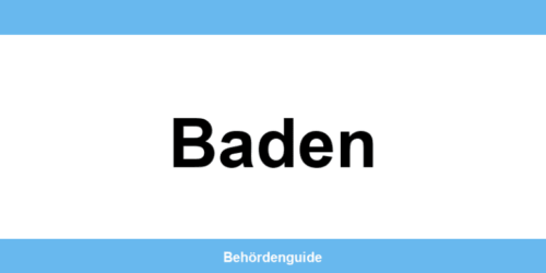 Telefonnummer und Öffnungszeiten der Bezirkshauptmannschaft in Baden