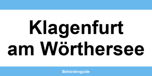 Telefonnummer und Öffnungszeiten der Bezirkshauptmannschaft in Klagenfurt am Wörthersee
