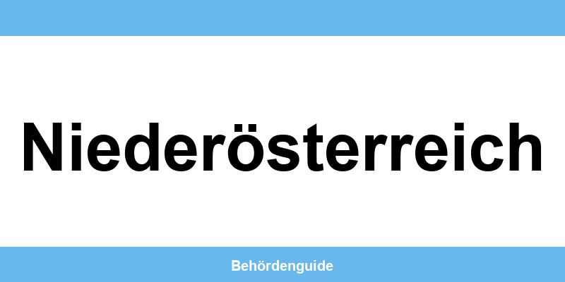 Telefonnummer und Öffnungszeiten der Bezirkshauptmannschaft in Niederösterreich